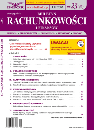 Biuletyn Rachunkowości i Finansów