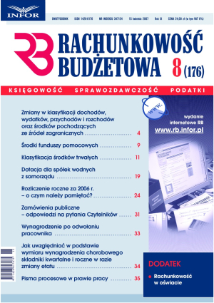 Rachunkowość Budżetowa