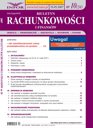 Biuletyn Rachunkowości i Finansów
