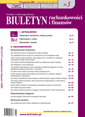 Biuletyn Rachunkowości i Finansów