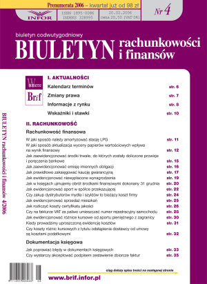 Biuletyn Rachunkowości i Finansów
