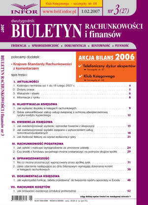 Biuletyn Rachunkowości i Finansów