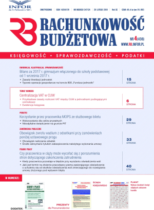 Rachunkowość Budżetowa