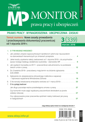 Monitor Prawa Pracy i Ubezpieczeń