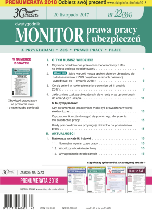 Monitor Prawa Pracy i Ubezpieczeń