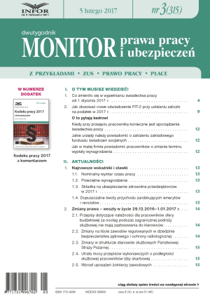 Monitor Prawa Pracy i Ubezpieczeń