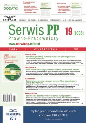 Serwis Prawno-Pracowniczy / Niezbędnik Kadrowo-Płacowy