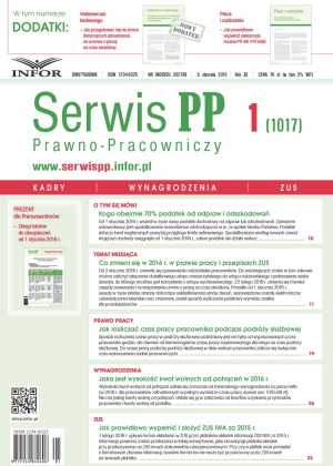 Serwis Prawno-Pracowniczy / Niezbędnik Kadrowo-Płacowy