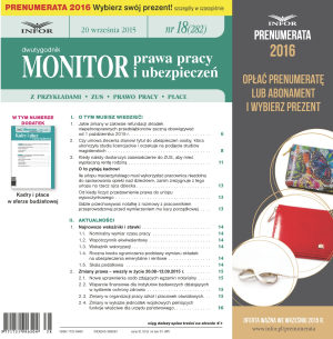 Monitor Prawa Pracy i Ubezpieczeń