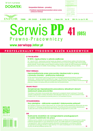 Serwis Prawno-Pracowniczy / Niezbędnik Kadrowo-Płacowy