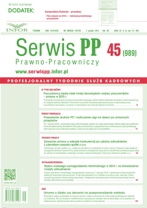 Serwis Prawno-Pracowniczy / Niezbędnik Kadrowo-Płacowy