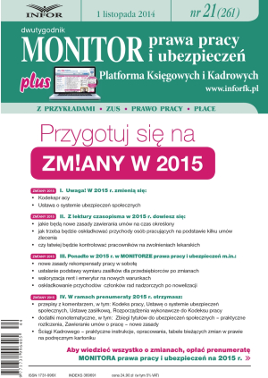 Monitor Prawa Pracy i Ubezpieczeń