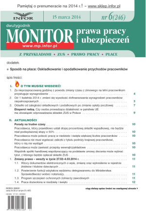 Monitor Prawa Pracy i Ubezpieczeń