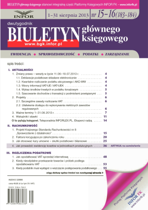 Biuletyn Głównego Księgowego