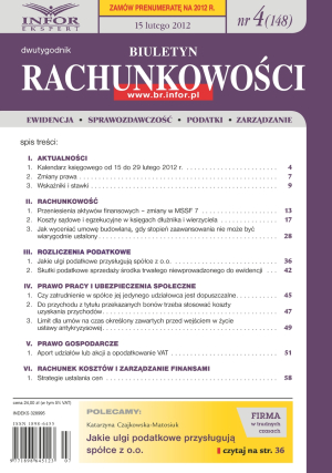 Biuletyn Rachunkowości