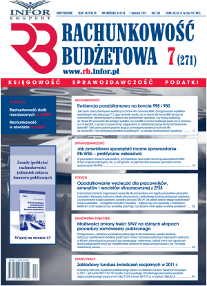 Rachunkowość Budżetowa