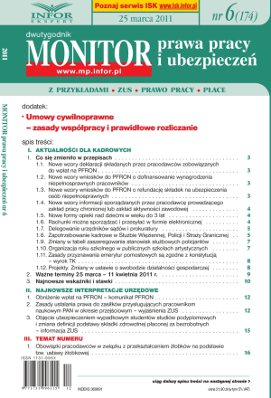 Monitor Prawa Pracy i Ubezpieczeń