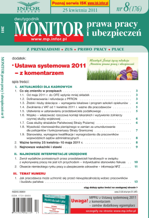 Monitor Prawa Pracy i Ubezpieczeń