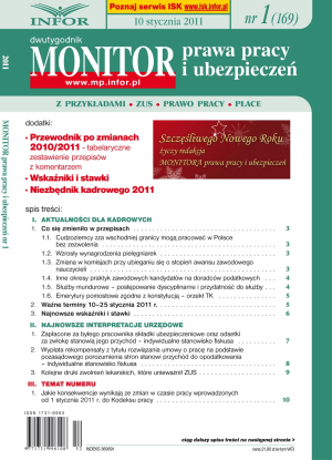 Monitor Prawa Pracy i Ubezpieczeń