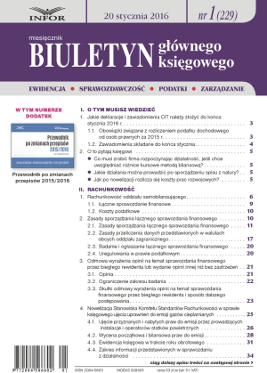 Biuletyn Głównego Księgowego