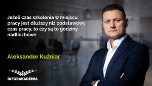 Jeżeli czas szkolenia w miejscu pracy jest dłuższy niż podstawowy czas pracy, to czy są to godziny nadliczbowe