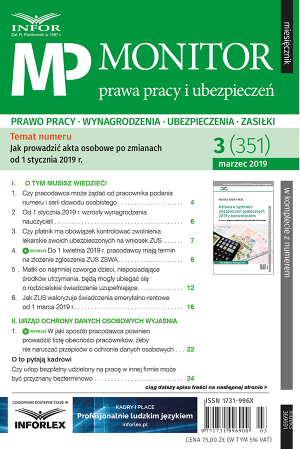 Monitor Prawa Pracy i Ubezpieczeń