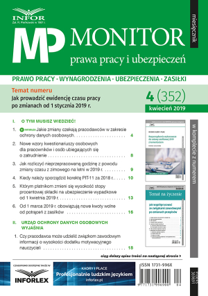 Monitor Prawa Pracy i Ubezpieczeń