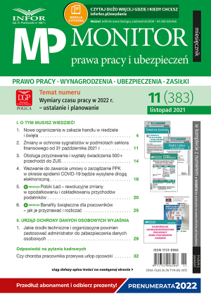 Monitor Prawa Pracy i Ubezpieczeń