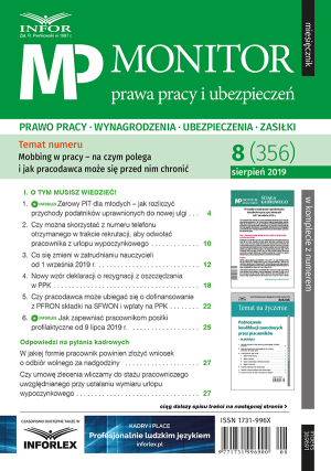 Monitor Prawa Pracy i Ubezpieczeń