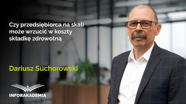 Czy przedsiębiorca na skali może wrzucić w koszty składkę zdrowotną