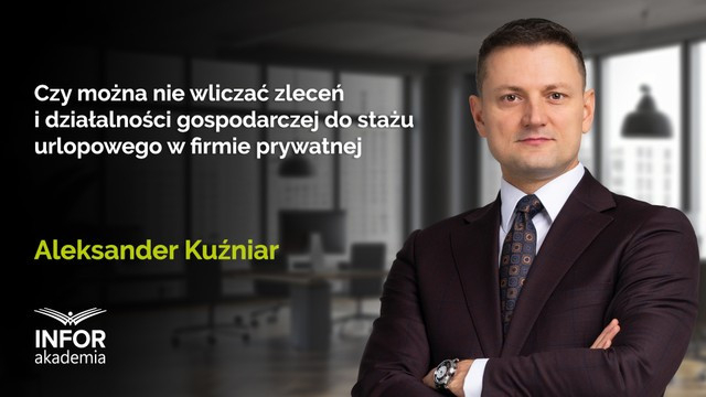 Czy można nie wliczać zleceń i działalności gospodarczej do stażu urlopowego w firmie prywatnej