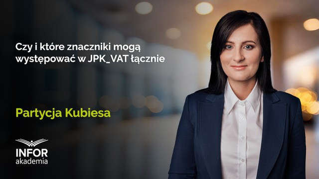 Czy i które znaczniki mogą występować w JPK_VAT łącznie