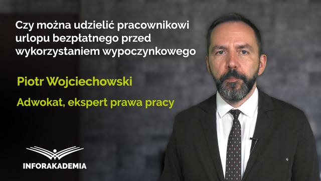 Czy można udzielić pracownikowi urlopu bezpłatnego przed wykorzystaniem wypoczynkowego