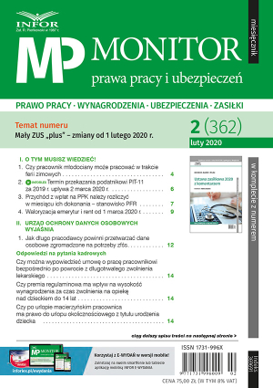 Monitor Prawa Pracy i Ubezpieczeń