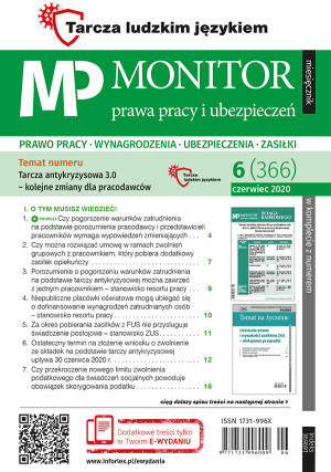 Monitor Prawa Pracy i Ubezpieczeń
