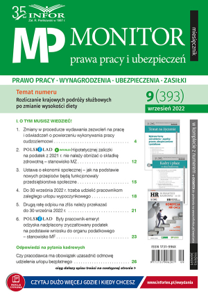Monitor Prawa Pracy i Ubezpieczeń