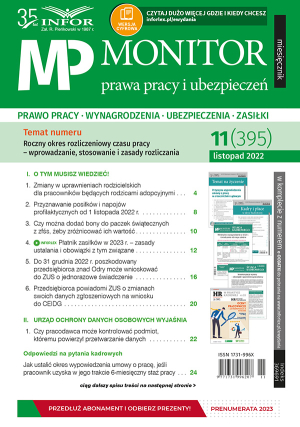 Monitor Prawa Pracy i Ubezpieczeń