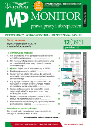 Monitor Prawa Pracy i Ubezpieczeń