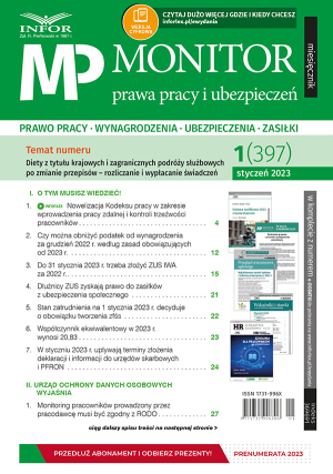 Monitor Prawa Pracy i Ubezpieczeń