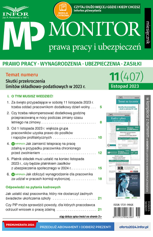 Monitor Prawa Pracy i Ubezpieczeń