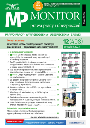 Monitor Prawa Pracy i Ubezpieczeń