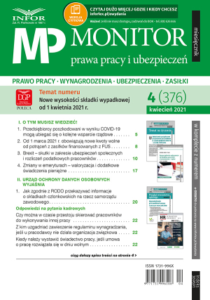 Monitor Prawa Pracy i Ubezpieczeń