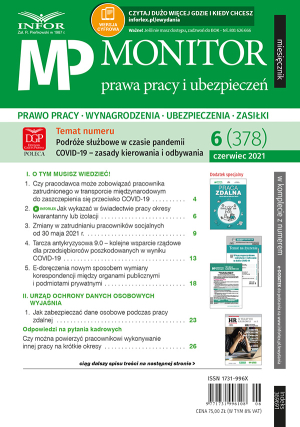Monitor Prawa Pracy i Ubezpieczeń