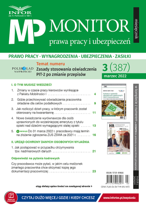 Monitor Prawa Pracy i Ubezpieczeń