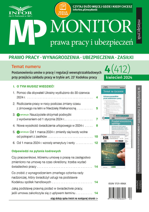 Monitor Prawa Pracy i Ubezpieczeń
