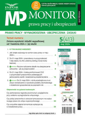 Monitor Prawa Pracy i Ubezpieczeń