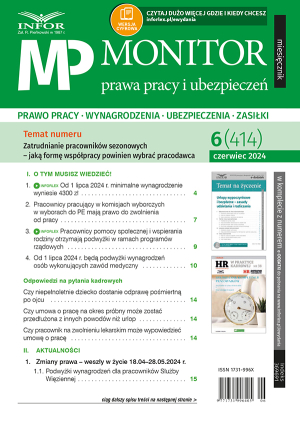 Monitor Prawa Pracy i Ubezpieczeń