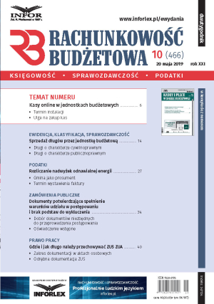 Rachunkowość Budżetowa