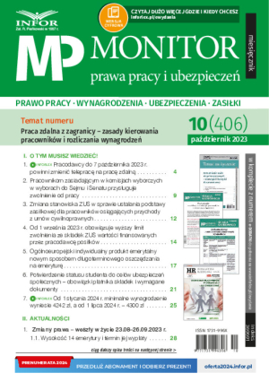 Monitor Prawa Pracy i Ubezpieczeń