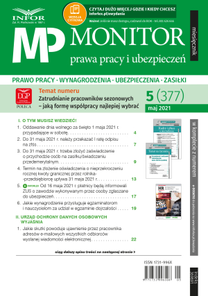 Monitor Prawa Pracy i Ubezpieczeń
